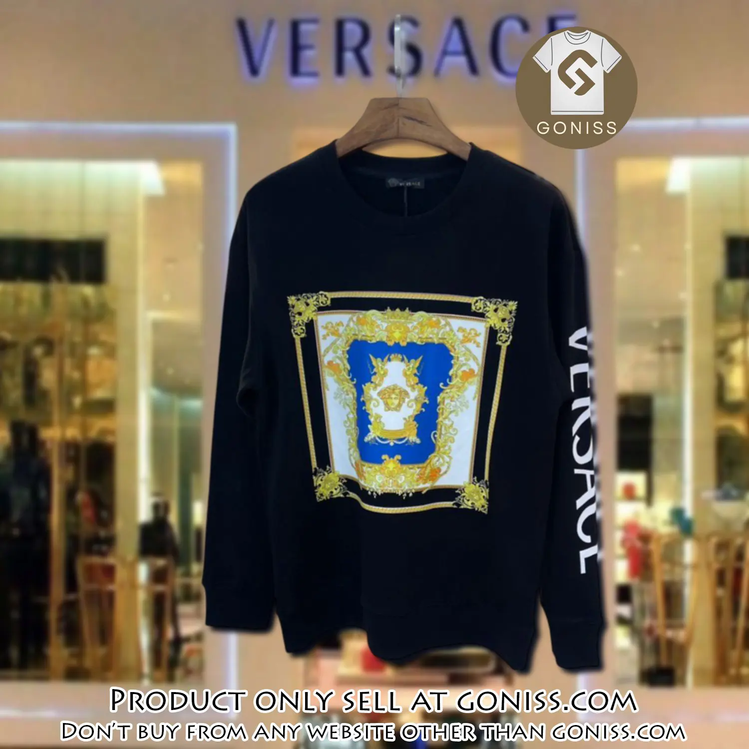 Versace luxury ugly sweater for winter lzu1413 gn0937020